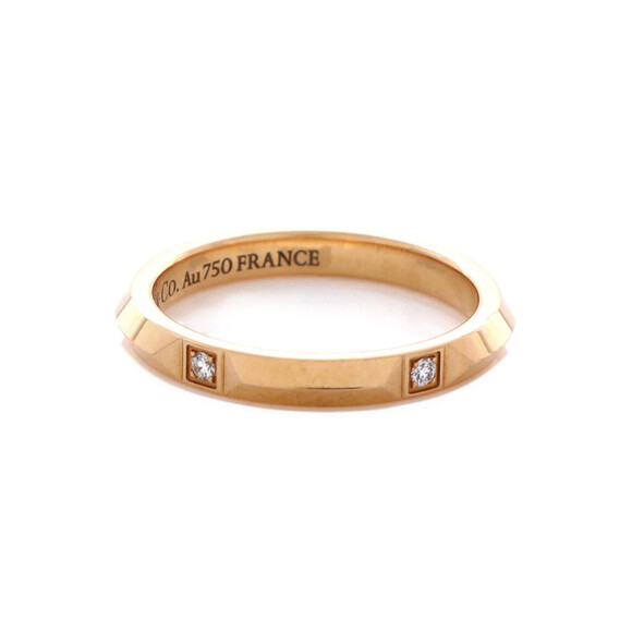 Tiffany & Co. 2.5mm True Band Ring 18K Rose Gold with Diamonds - Picture 3 of 3